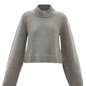 Khaite Lima cashmere sweater in grey